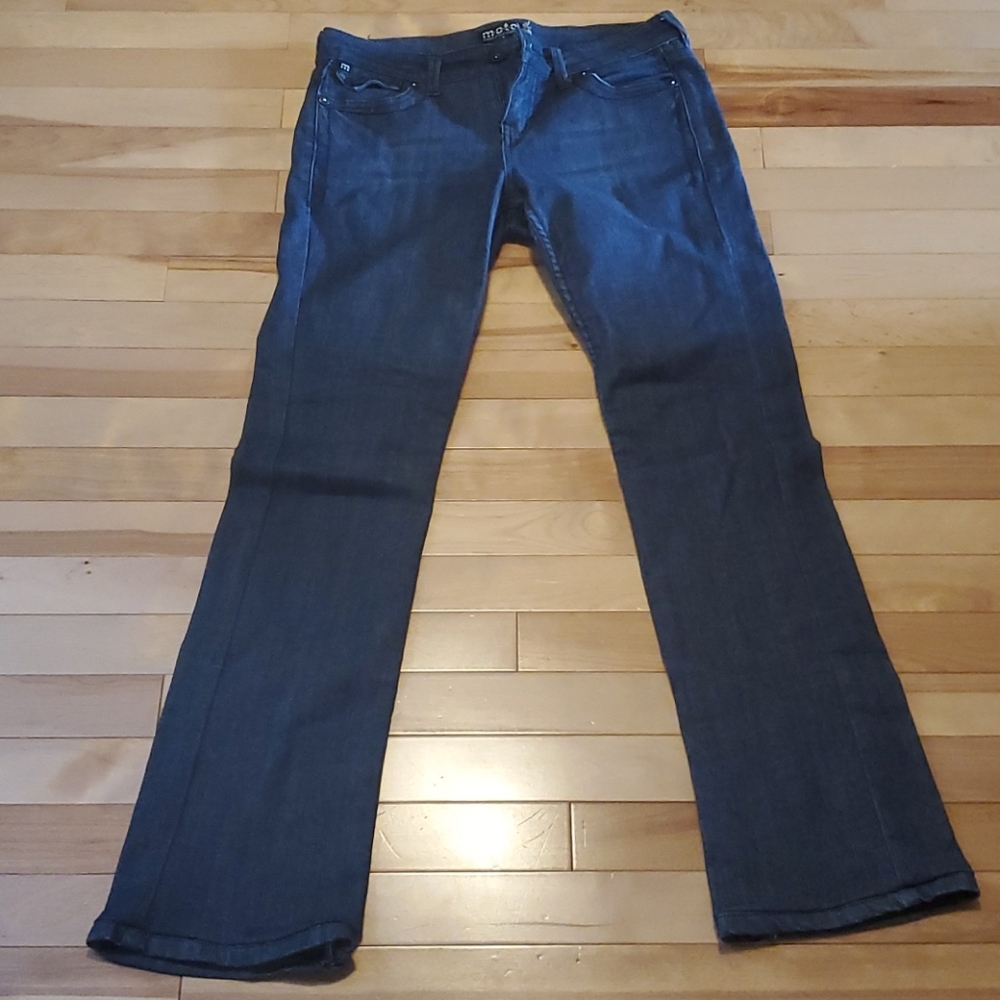 MOTO Dark Wash Kick-Flare Jeans